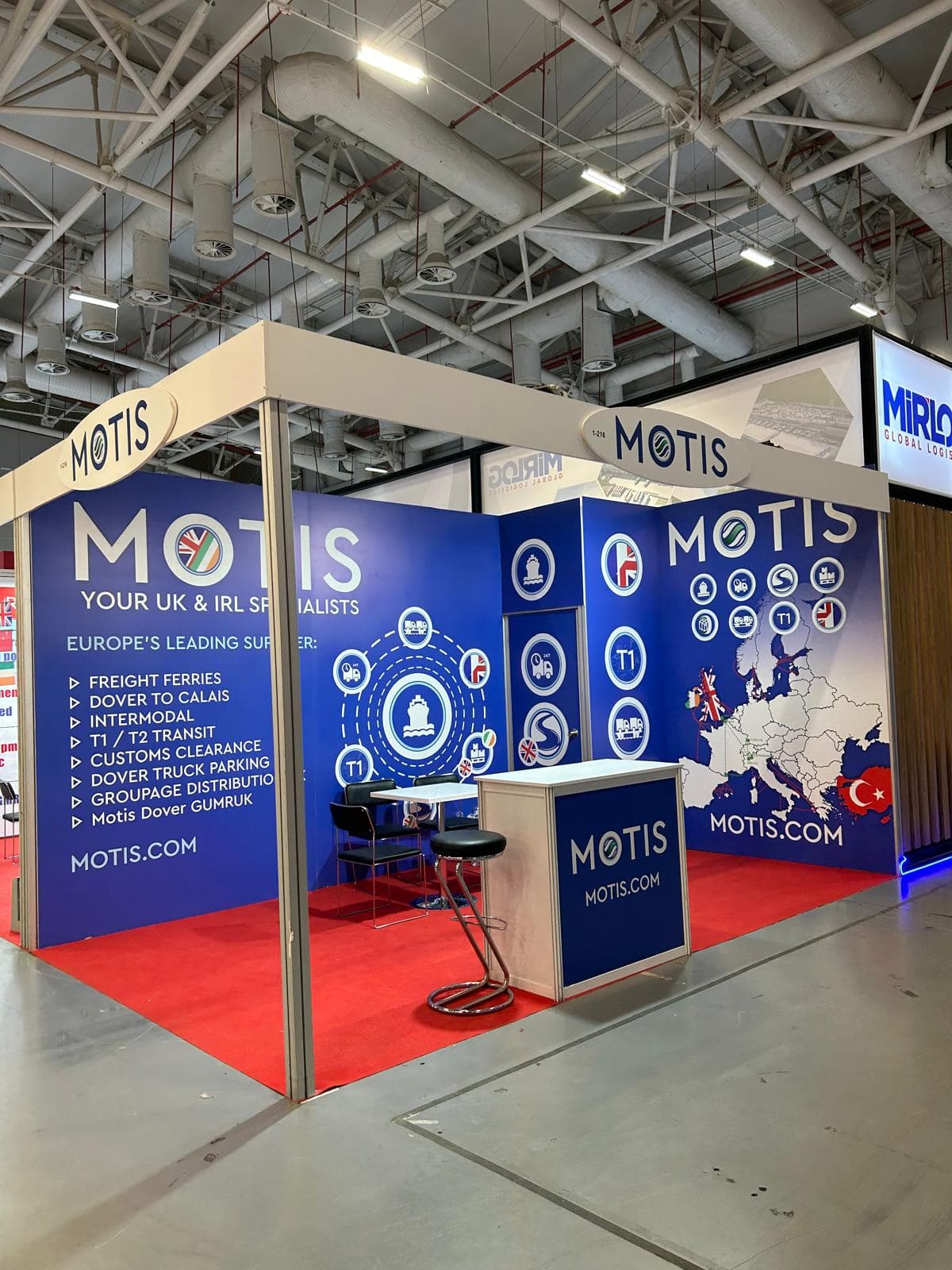 Motis fuar standı